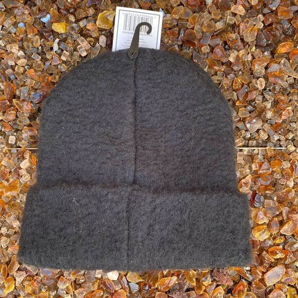 Bundle of Black/Cream Toby Scarf & 5B Black Beanie. NWT - Picture 9 of 11